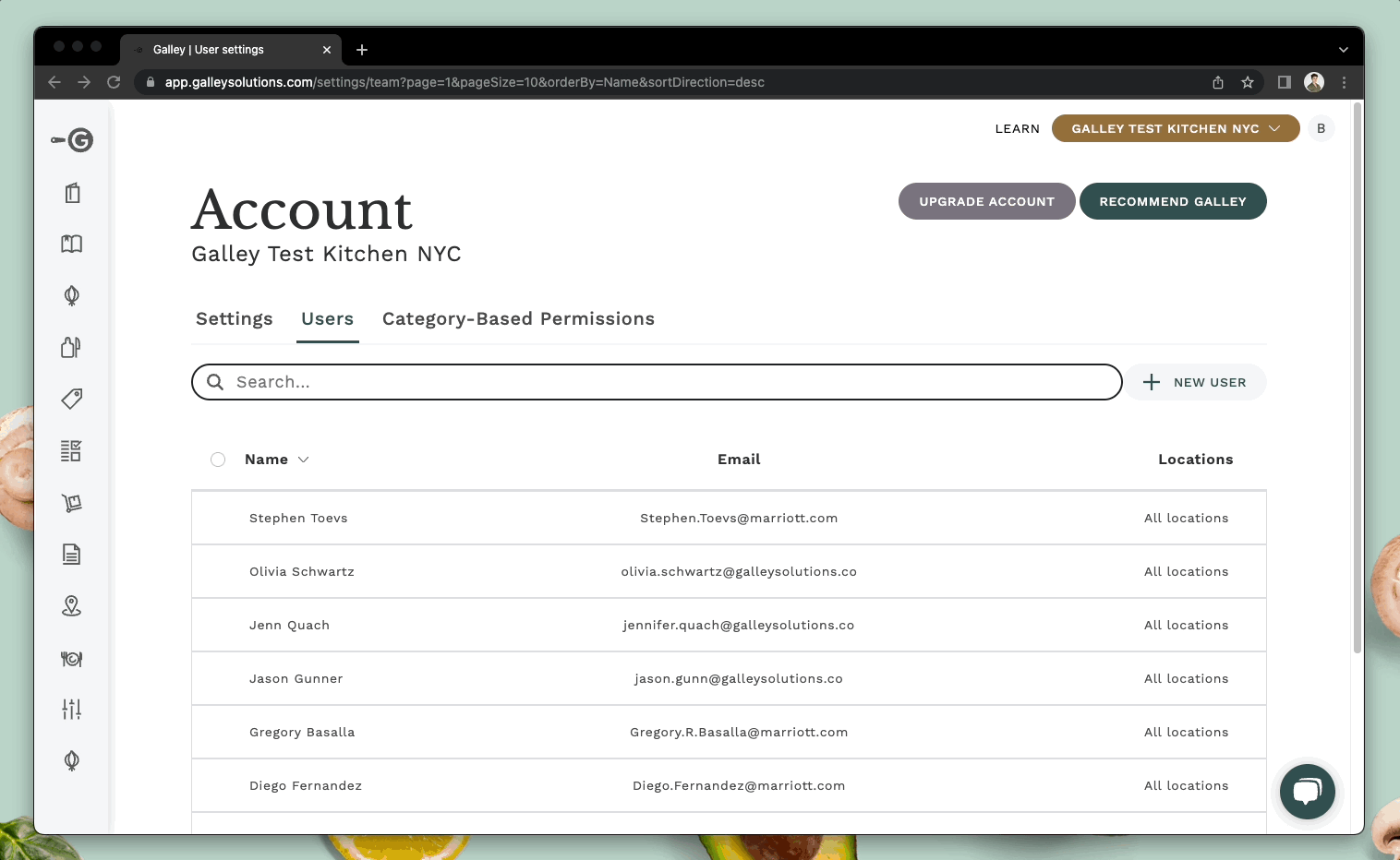 How do I assign and manage a user's location access?