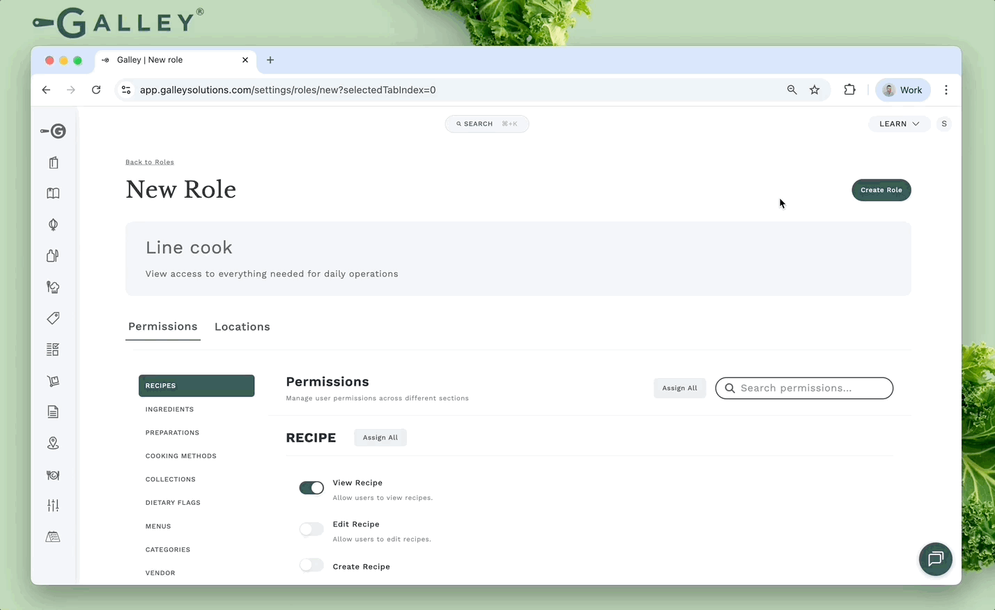 create role
