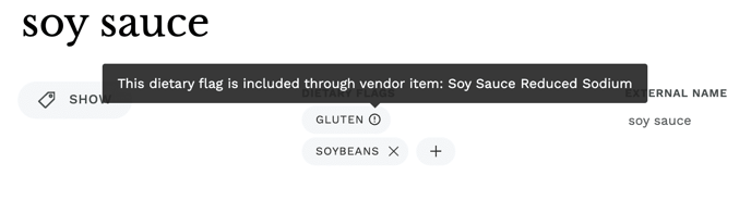 dietaryFlags