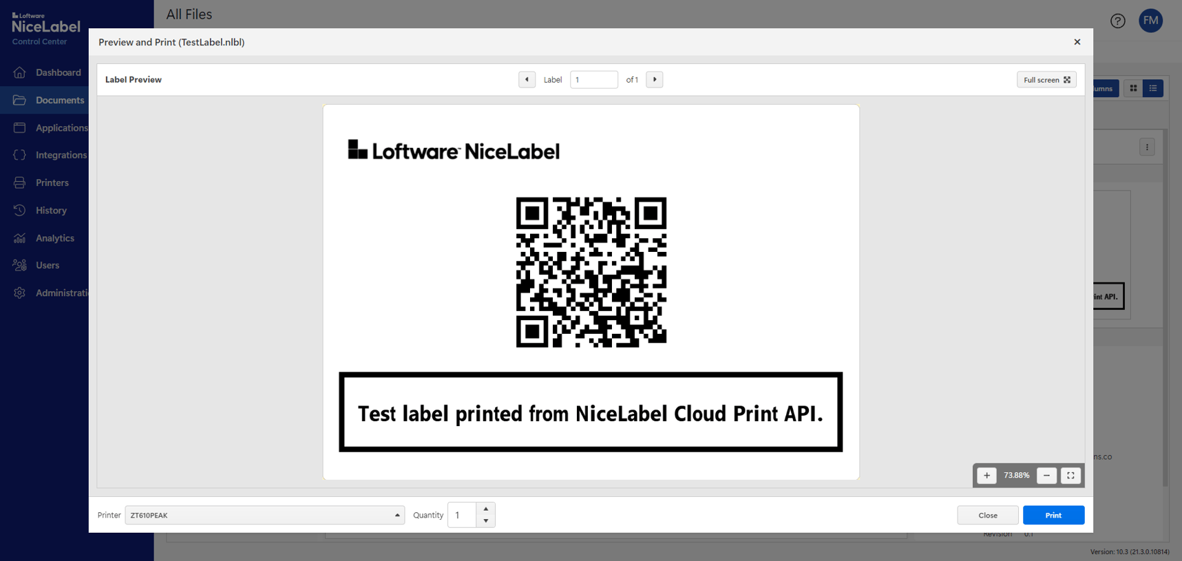 Troubleshooting guide for Loftware Cloud/Nicelabel Printing