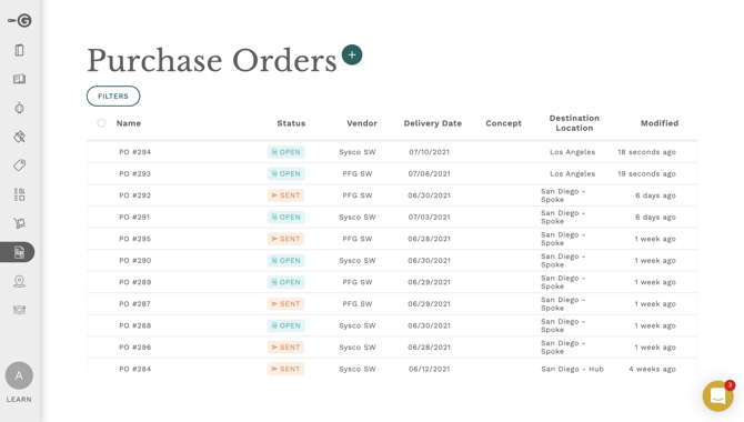 purchaseOrders
