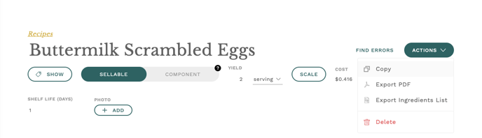 recipeActions