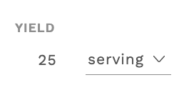yieldServing